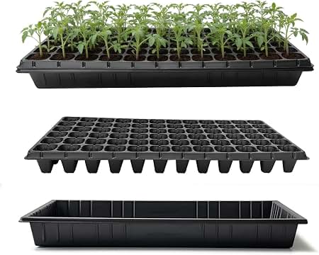 Best for bulk growing: Bare flats with cell inserts
